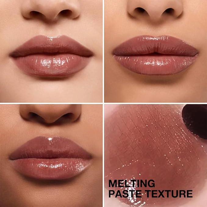 QIDSTERS 2Pcs Honey Lipstick Tinted Lip Balm, Sheer Hydrating Lip Stain for All Skin Tones, Natural Lightweight Lips Gloss Makeup for Women, Vegan & Cruelty-Free