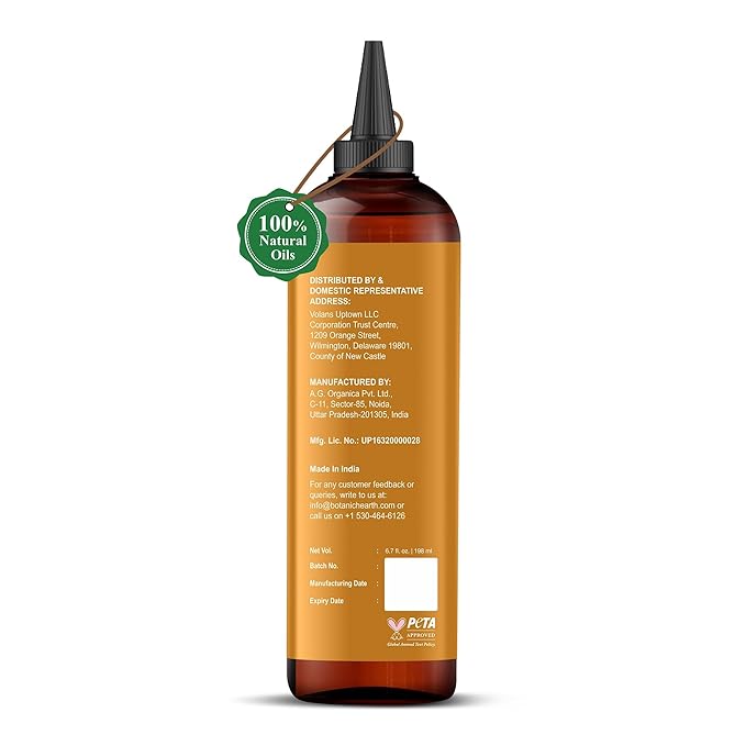 Botanic Hearth 100% Pure Batana & Caffeine Oil For Hair Growth - 6.7 Fl oz