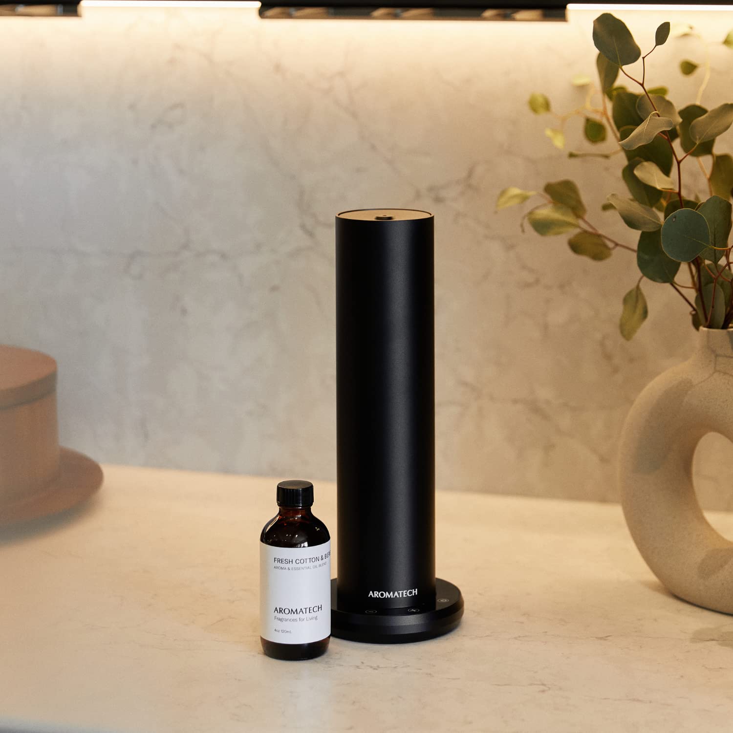 AromaTech Fresh Cotton and Bergamot Essential Oil Blend: Luxury Hotel Inspired Aromatherapy with Bergamot, Fresh Cotton & Sandalwood for Ultrasonic Diffusers & Nebulizers (10 mL)