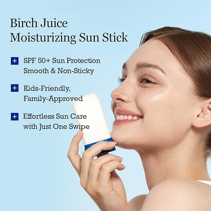 ROUND LAB Birch Juice Moisturizing Sun Stick SPF 50+, 0.67oz