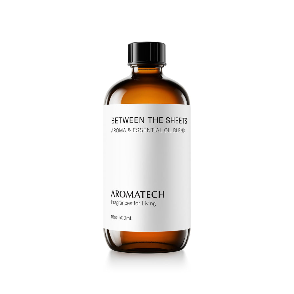 AromaTech Between the Sheets Premium Aroma Oil – Indulgent & Cozy Home Fragrance - Notes of Washed Linen, Hibiscus & Bergamot for Scent Diffusers (16 Fl Oz (Pack of 1))