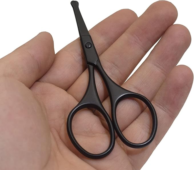 Motanar Multicolor Professional Grooming Scissors for Facial Hair Removal