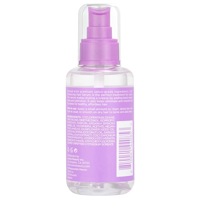Luseta Curl Enhancing Hair Oil, Anti-Frizz Serum for Curly Hair, 3.38 oz