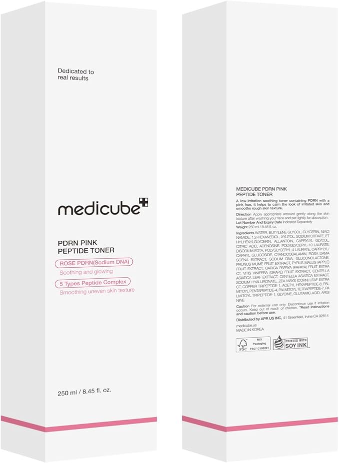 medicube PDRN Toner Rose PDRN Peptide Toner