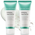 MOTHER MADE LHA Green Tea Exfoliating Aqua Peel Gel, Pore Care, Gentle Facial Exfoliator, Dead Skin Remover, Natural Cellulose for Peeling, Vegan, Korean Skincare, 2 Pack (100ml / 3.38 fl.oz)