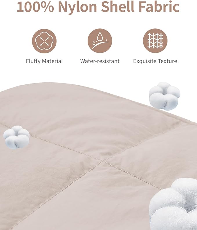 Narwey Puffy Makeup Bag Travel Toiletry Bag, Quilted Cosmetic Bag for Women