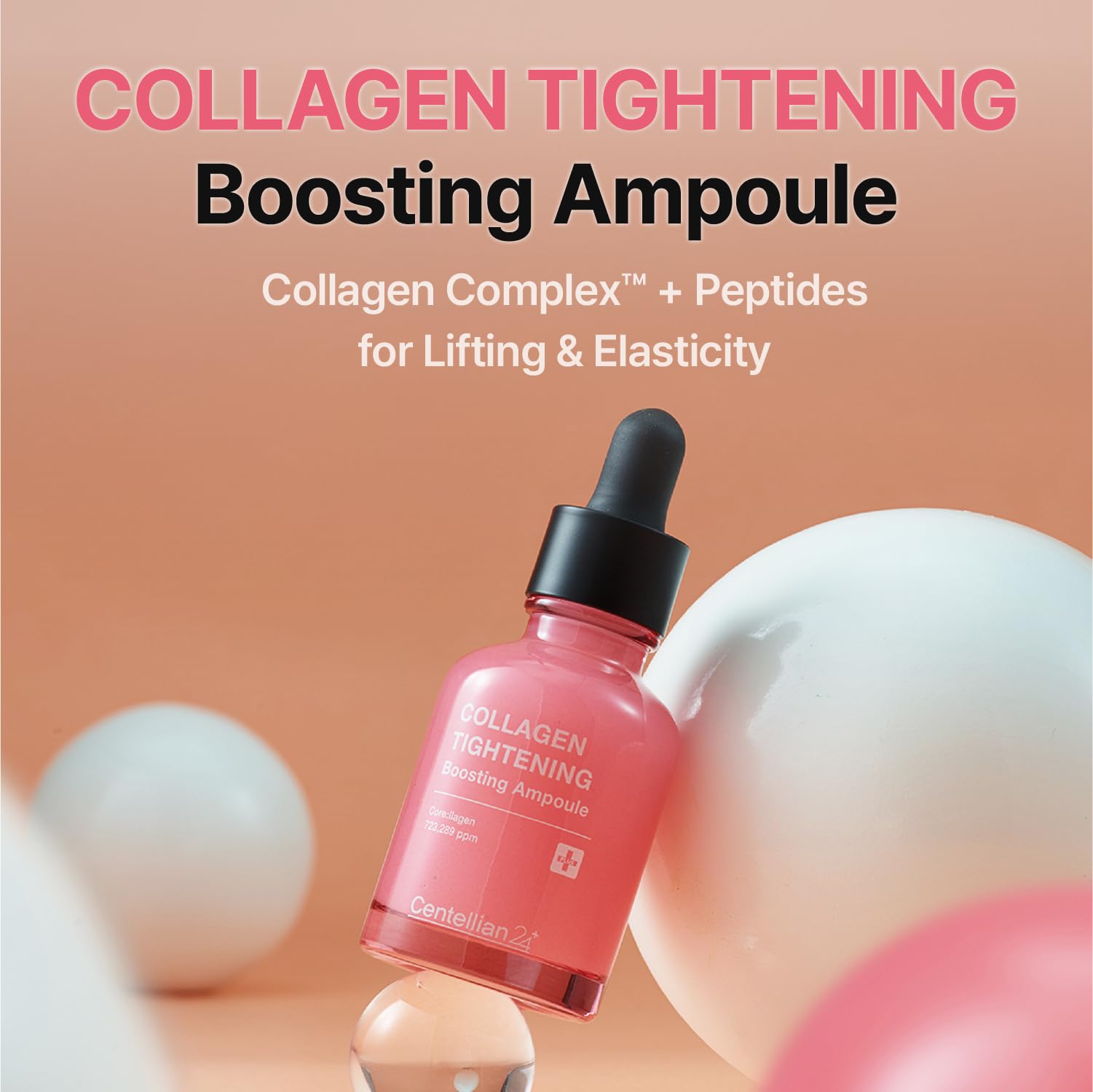 CENTELLIAN 24 Collagen Tightening Boosting Ampoule (1.01fl oz) - Firming & Lifting Serum with Low-Molecular Collagen, Deep Hydration & Skin Elasticity Boost, Korean Skin Care