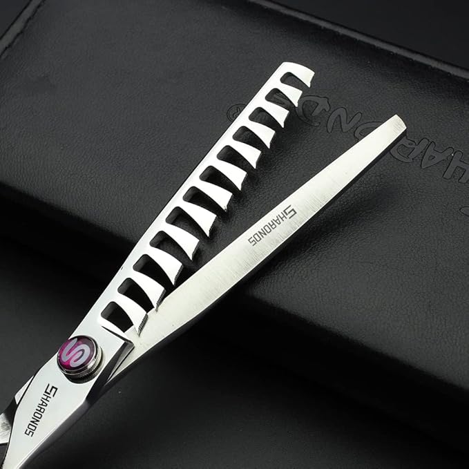 Professional Hairdressing Shears, Hair Cutting Tools, Trimming Scissors 6/ 7/7.5/8 Inch Hairdressing Scissors Gold and Black Dragon Gold (7 Inch 4 Pieces)