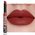 IATMOMOD Dark Red Matte Lipstick for Women, Long Lasting Waterproof Transfer-Proof Vegan Lip Bar, 24H Moisturizing Smudge-Proof All-Day Lip Color for Mature Women M04#