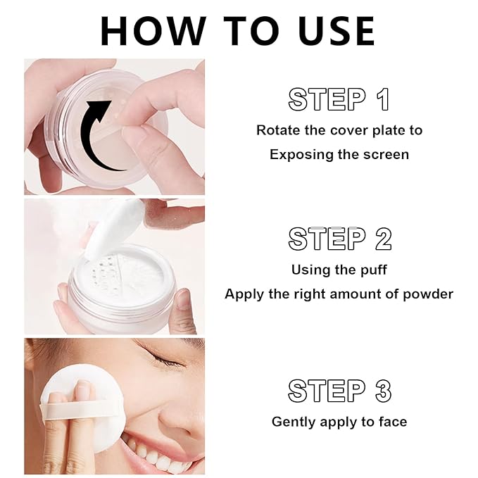 Mineral Powder Foundation, SPF 35, Sunscreen Lightweight Loose Powder, Skin-Improving, Buildable Coverage, Natural Glow Base Makeup (#06 Medium Beige Foundation Makeup)