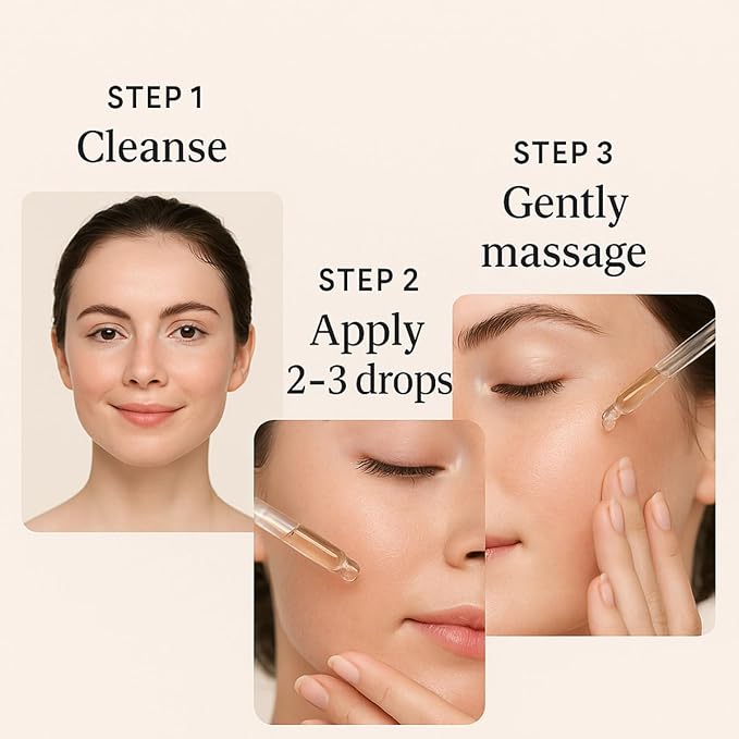 Vitamin C Face Serum 20% with Hyaluronic Acid & Niacinamide – Supports the Appearance of Dark Spots, Fine Lines, Wrinkles – Brightening & Hydrating Serum for Women & Men