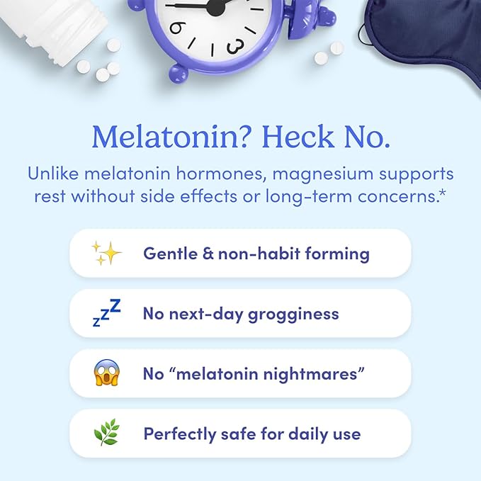 FIRST DAY Magnesium Gummies for Women, L-Theanine, Melatonin-Free, 60ct