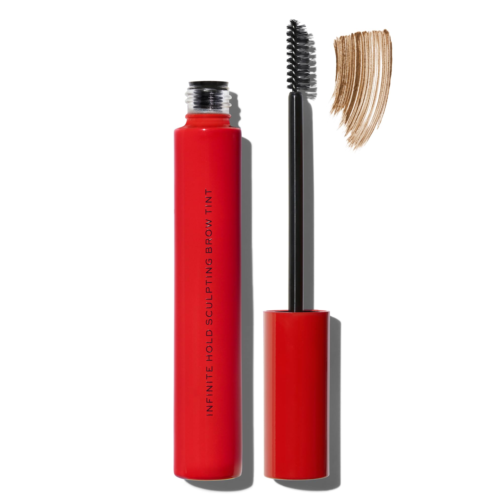 MAKE Beauty Infinite Hold Brow Tint. Taupe Eyebrow Gel with Brush. Sculpt, Define, and Set Eyebrows - All-Day Wear