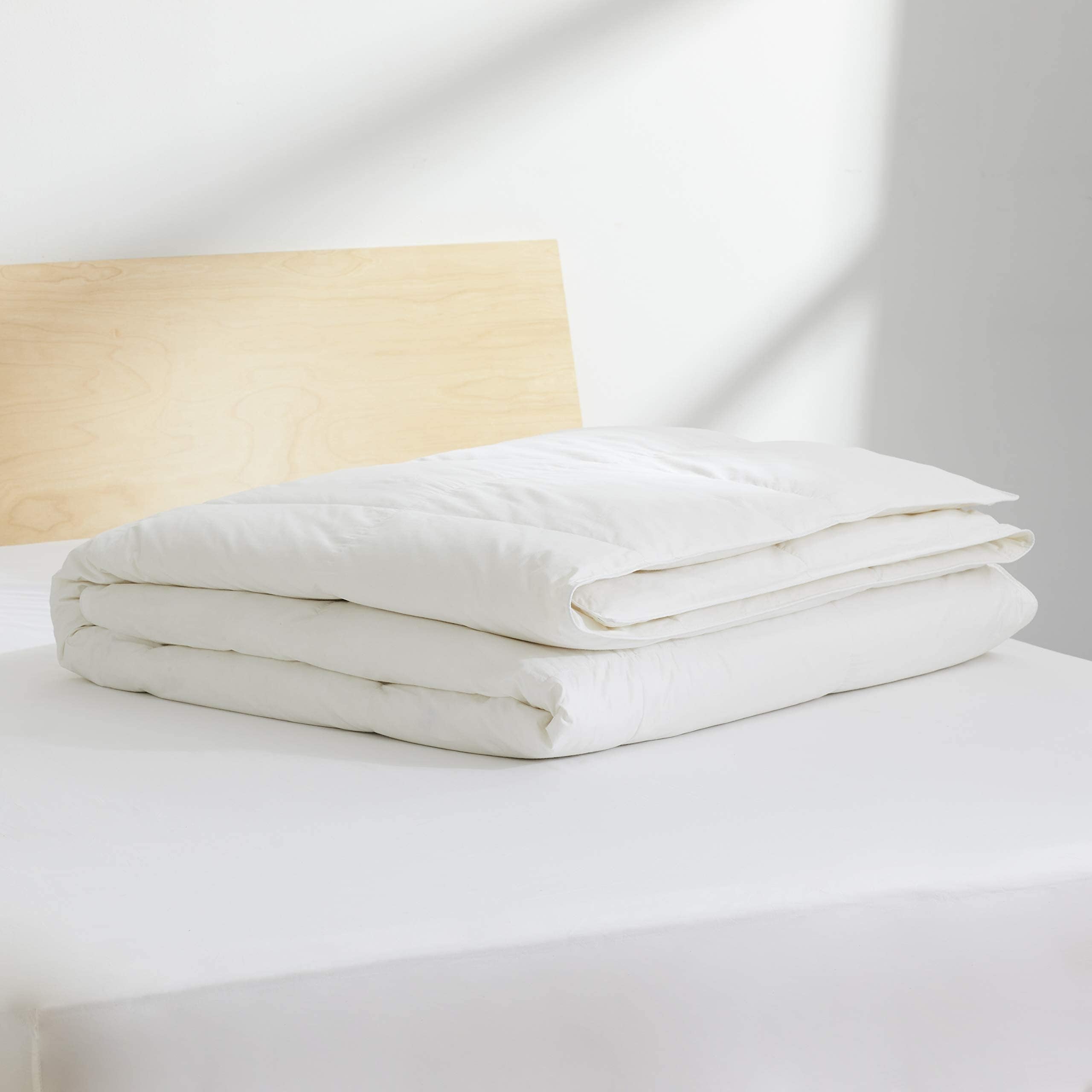 Brooklinen Ultra Warm Luxury Down Comforter, 100% Natural Canadian Duck Down Duvet Insert - 750 Fill Power, Baffle Box Construction, 100% Cotton Shell, Full/Queen Size Comforter