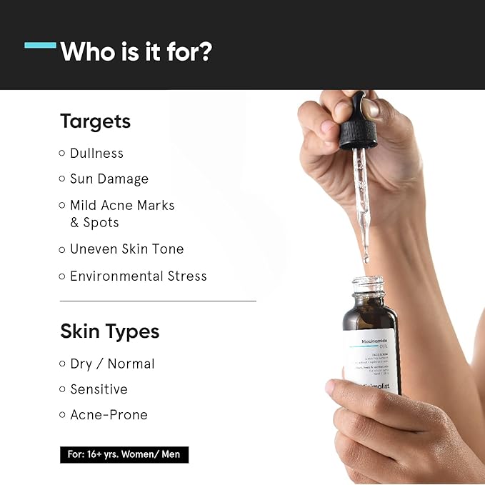 Minimalist 5% Niacinamide Serum with Hyaluronic Acid for Even-Looking Skin Tone | Hydrating Face Serum for Smoother-Looking Skin | For Women & Men | 1 Fl Oz / 30 ml