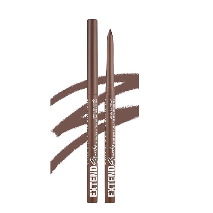 Mefyhtune Eyeliner Brown Waterproof Retractable Matte Brown Pencil Eyeliner Smudge-proof Hypoallergenic (09#)