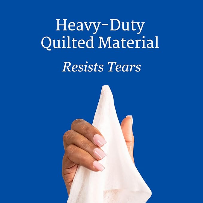 NorthShore Supreme Heavy-Duty Quilted Cleansing Wipes, X-Large, 300 Count