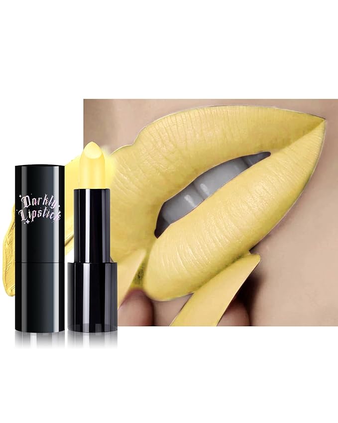 Caedelfly Velvet Matte Lipstick, Yellow Lipstick for Women, Halloween -06