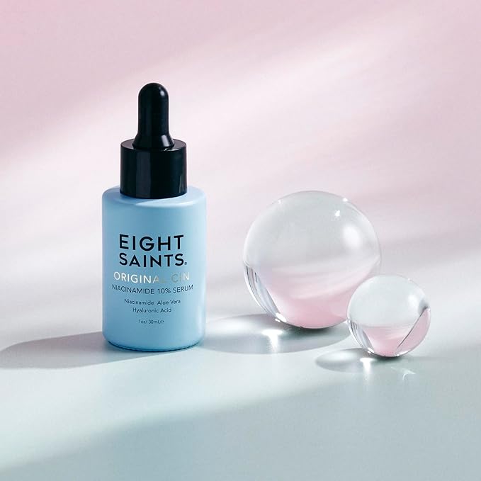 Eight Saints Original Cin, 10% Niacinamide Serum For Anti Aging, Facial Serum to Reduce Fine Lines, Dark Spots, Large Pores, and Wrinkles, with Niacinamide, Aloe Vera, and Hyaluronic Acid, 1 Ounce