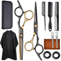 12 PCS Hair Cutting Scissors Kit, 6.5 Inch VG10 Shears for Home & Salon