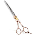 Fenice Peak Thinning Shears for Dogs and Cats Pet Grooming Scissors Chunkers Shears 440C Stainless Steel Professional Dog Trimming Scissors 7''