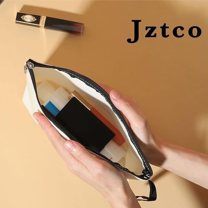 Jztco Summer Cosmetic Bag Beach Accessories Sunshine Inspirational Gifts for Beach Lovers Women Girls Coworker Grandma Sisters Mom Mothers Day Graduation Birthday Friendship Gifts Vacation Makeup Bag