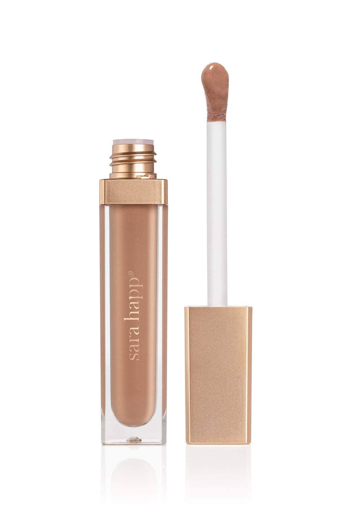 Sara Happ Nude Slip Luxe Gloss - Sheer Nude Moisturizing Lip Gloss, 0.21 Oz
