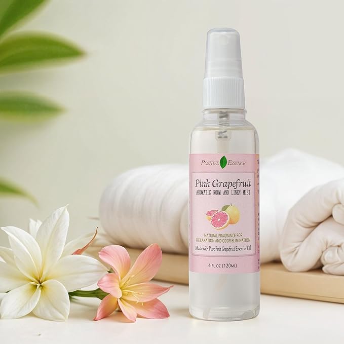 Pink Grapefruit Linen and Room Spray, Citrus Home Fragrance, 4 fl oz