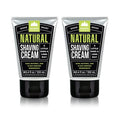 Pacific Shaving Company Natural Men's Shaving Cream, 3.4 Oz (2 Pack)