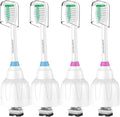 Replacement Toothbrush Heads for Philips Sonicare E-Series/Essence/Xtreme/Elite and Other Screw-on Models, 4 Pack, Dupont Bristles for Effective Cleaning