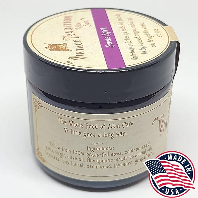 Vintage Tradition Fragrant Forest Grass-Fed Tallow Balm 2 oz