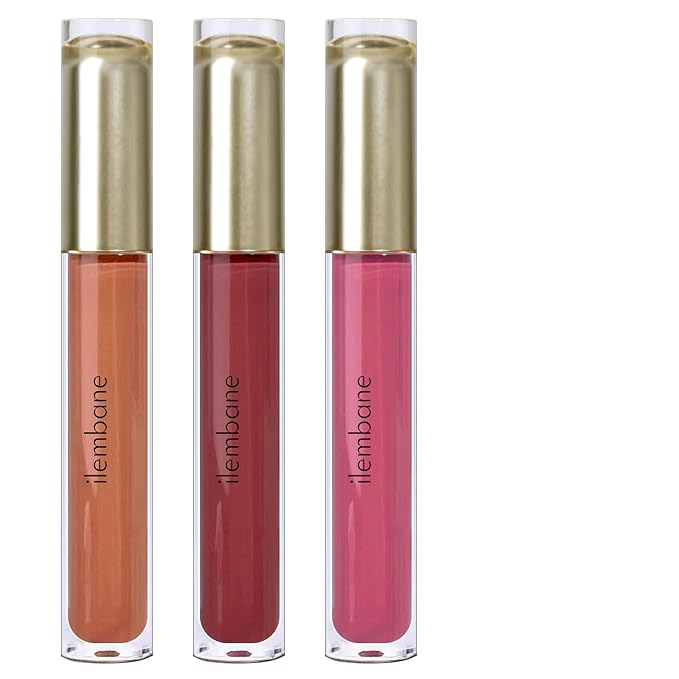ilembane Matte Liquid Lipstick Set, Long Lasting Vegan Everyday Lip Trio