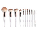 UVé Makeup Brush Set 11 Piece, Professional Vegan Synthetic Brushes