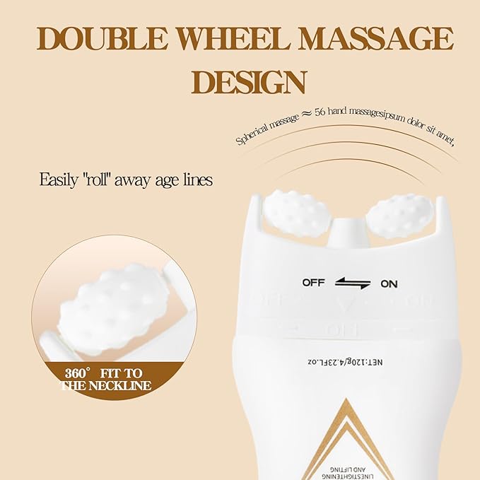 NIZENTA AH-8 Firming Neck Cream, Collagen Neck Cream for Tightening and Firming, Neck Tightening Cream, Moisturizing, Skin Care for Women and Men, Day and Night Use, 120g