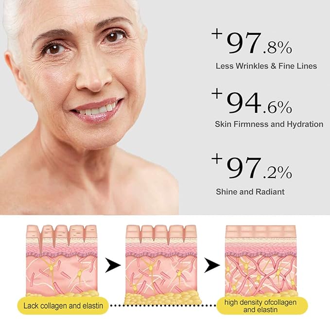 Anroha Super Vitamin C Face Serum for Women Over 70, Large Size 1.7 fl oz (50ml) - Fragrance-Free Multi-Tasking Age Defying Hydrating Complex for Mature Sensitive Skin