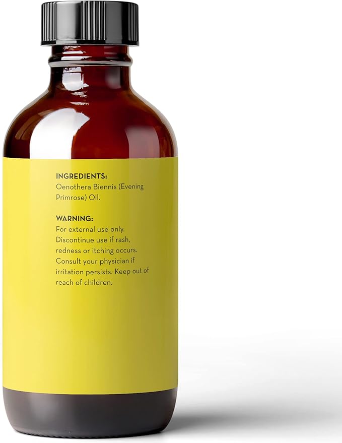 Liquid Evening Primrose Oil for Women - for Skin, Face & Hair, 4 fl oz