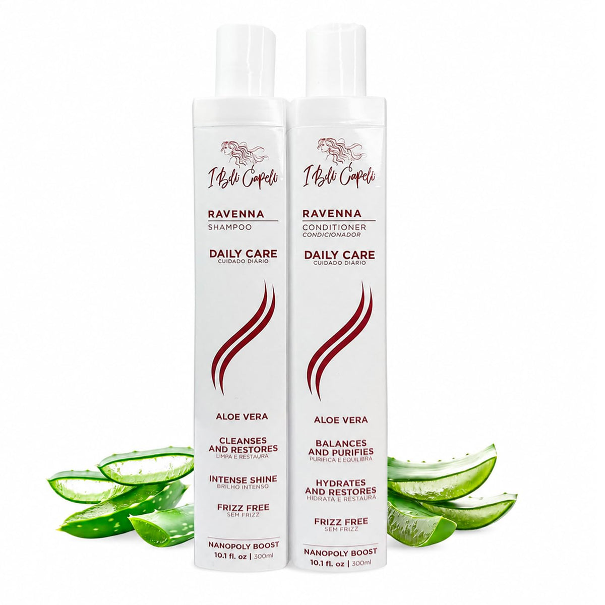 I Belli Capelli Ravenna Daily Care Shampoo, Conditioner, Mask & Oil Set