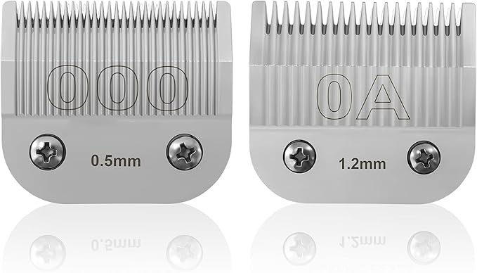 Replacement Ceramic Blades Set,Compatible with Andis,Oster 76,Wahl KM10