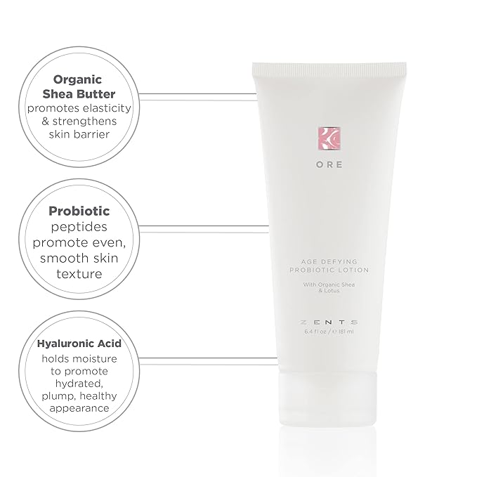 Zents Age Defying Probiotic Lotion (Travel Size - Ore Fragrance) 1 fl oz
