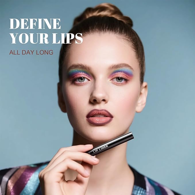 dfjdskl Long Wear Tattoo Lip Liner, Waterproof & Transfer-proof Peel Off Lip Stain with Matte Finish(Mauve)