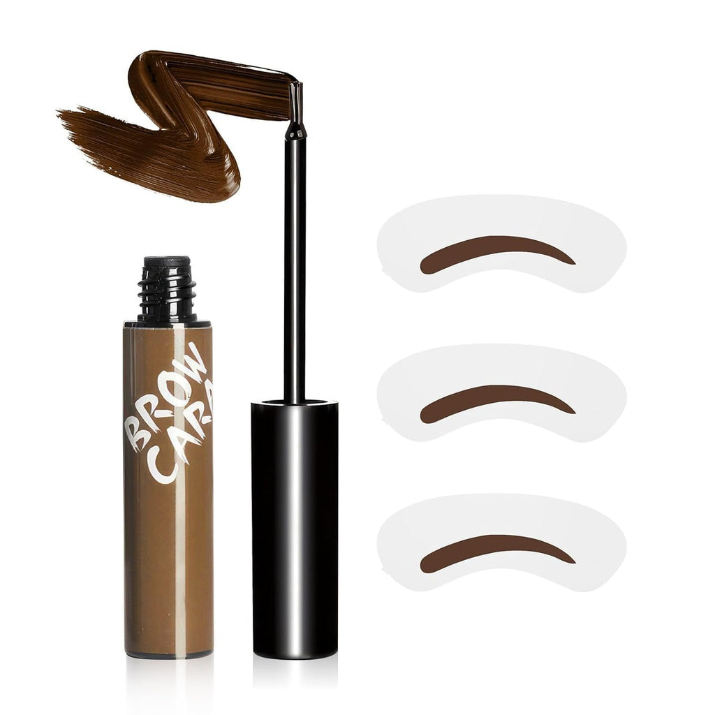 Peel Off Eyebrow Tint Brow Gel Eyebrow Tattoos Waterproof Light Brown