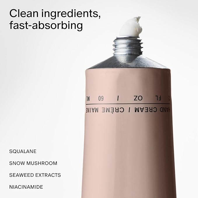 Salt & Stone Hand Cream, Hand Lotion, Women & Men, Saffron & Cedar 2 fl oz