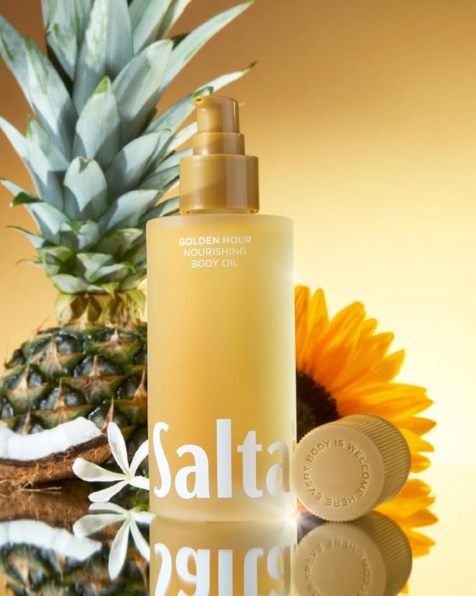 Saltair Nourishing Body Oil | Lightweight Body Glow | Golden Hour, 4 oz