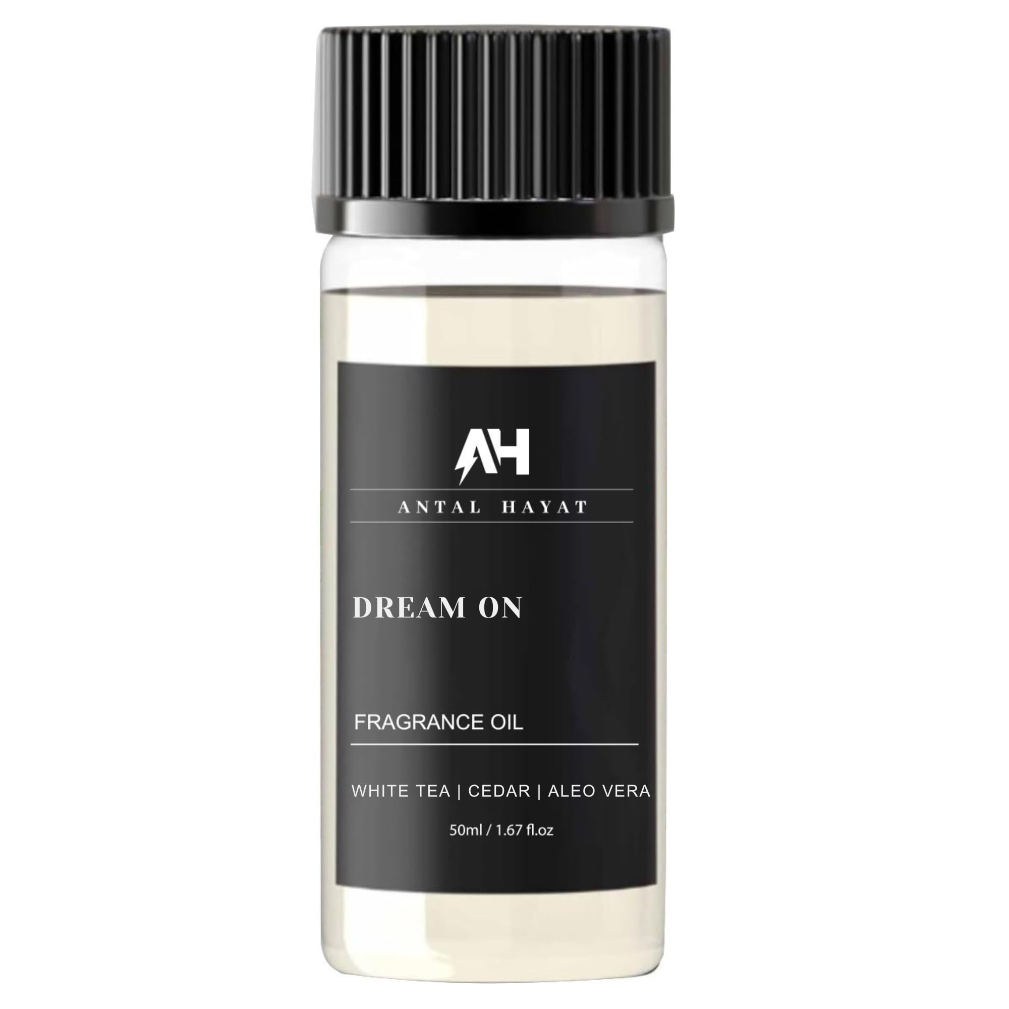 Antal Hayat Dream On Essential Oil Scent 50mL - Inspired by Westin Hotel - Home Luxury Scent - Antal Hayat Diffuser Oil - White Tea, Cedarwood, Amber, Musk - Diffuser Oil Blends for Aromatherapy
