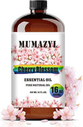 Cherry Blossom Essential Oil, Cherry Blossom Oil 16 Fl Oz 480ML for Diffuser Humidifier Yoga Cleaning DIY Candle Soap Making MUMAZYL Essential Oils