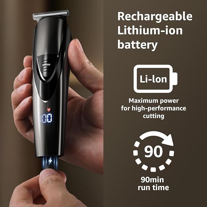 SHPAVVER Electric Hair Clippers for Men: 16-in-1 Professional Barber Beard Trimmer - Cordless Grooming Kit - Turbo Speed & Precision Blade