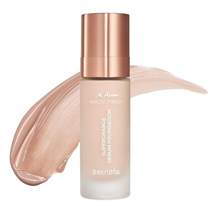 M. Asam Magic Finish Supercharge Serum Foundation Rose Fair (1.01 Fl Oz)