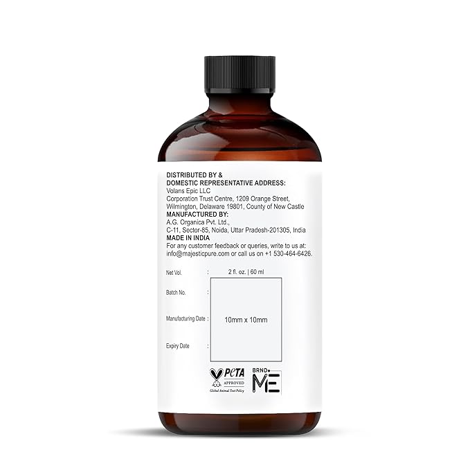 Majestic Pure Vanilla Essential Oil for Diffuser - 2 Fl Oz