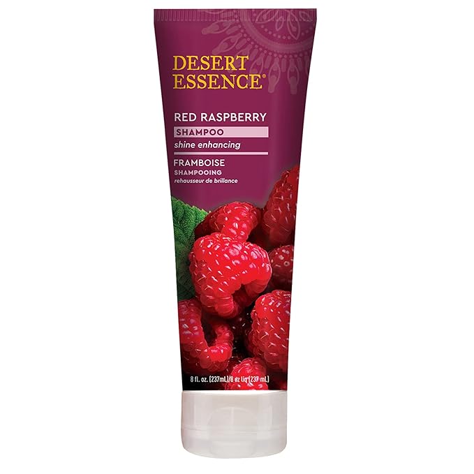 Desert Essence Red Raspberry Shine Enhancing Shampoo, 8 fl oz