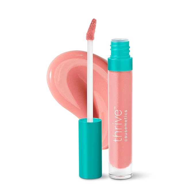 Thrive Causemetics Sheer Strength Lip Plumping Peptide Gloss, Light Pink